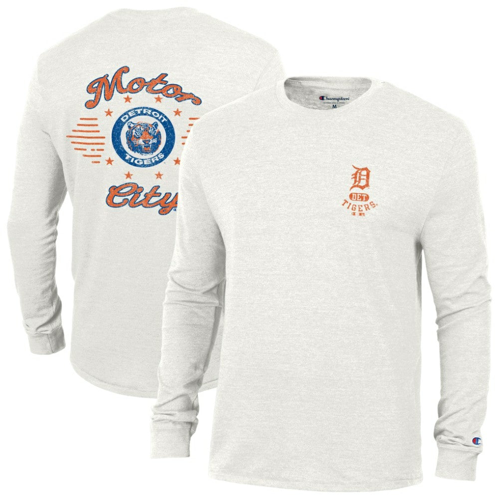Detroit Tigers Champion Cooperstown Winning Tradition Tri-Blend Long Sleeve T-Shirt Outlet