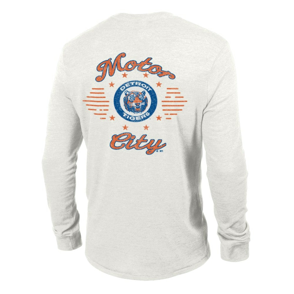 Detroit Tigers Champion Cooperstown Winning Tradition Tri-Blend Long Sleeve T-Shirt Outlet