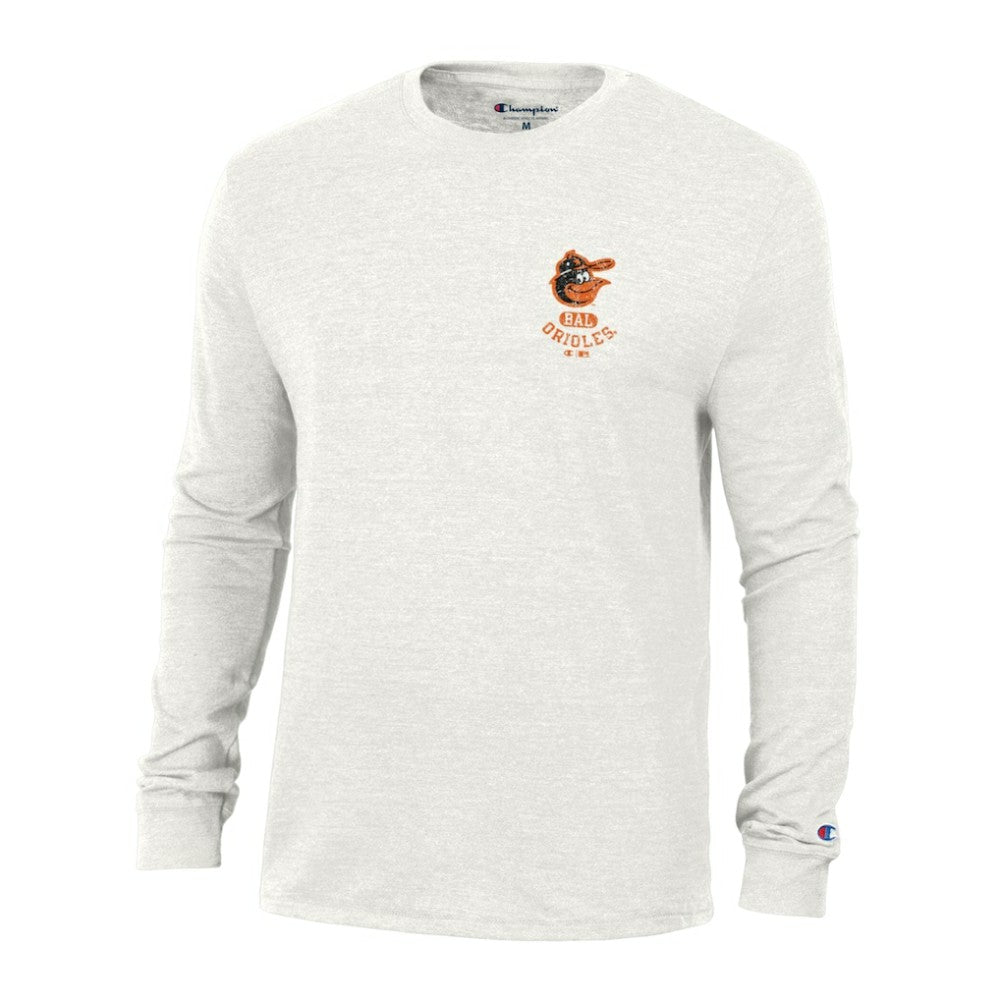 Baltimore Orioles Champion Cooperstown Winning Tradition Tri-Blend Long Sleeve T-Shirt for sale