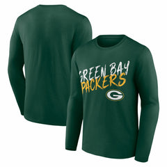 Green Bay Packers Hustle Long Sleeve T-Shirt - Green - NFL