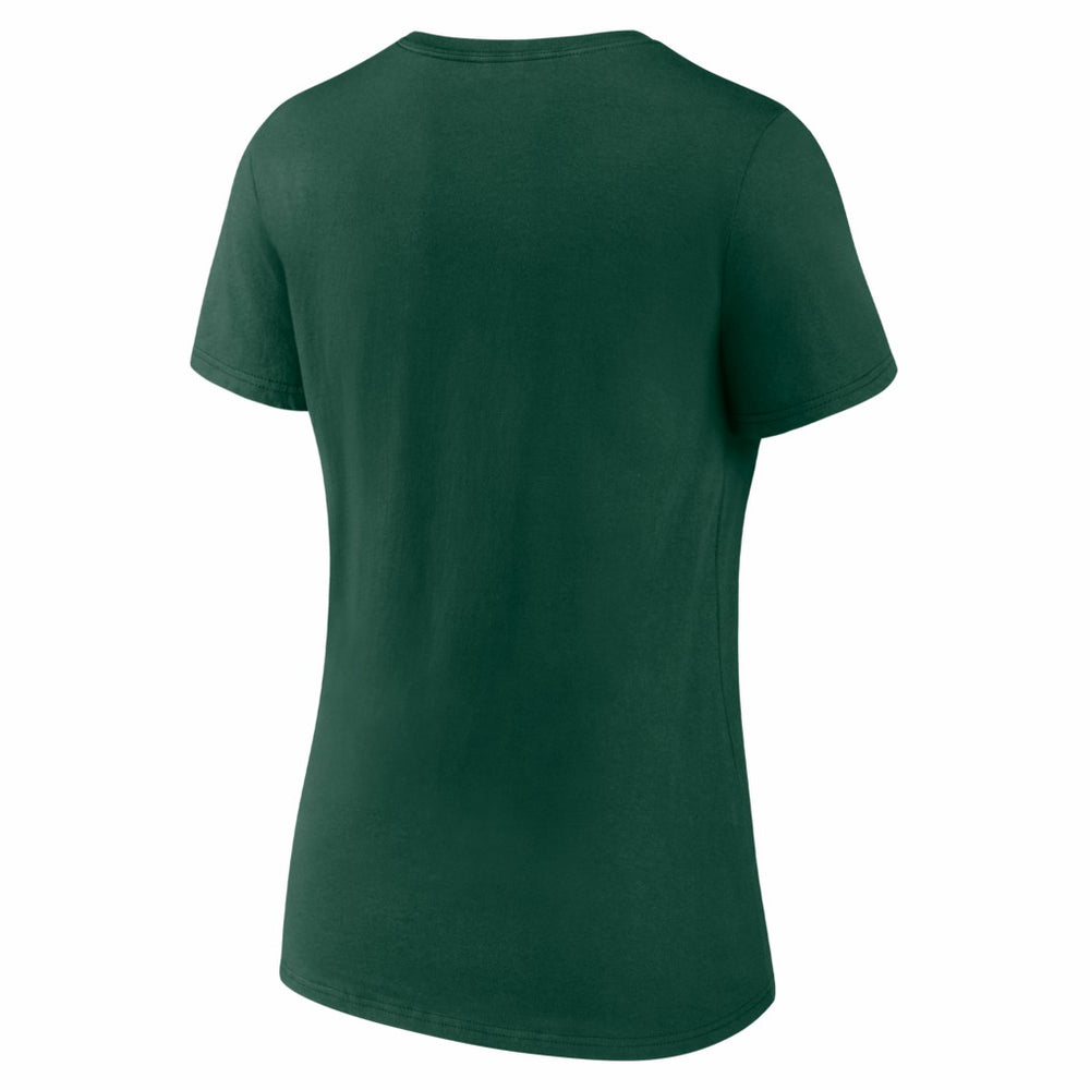 Green Bay Packers Women's Hustle V-Neck T-Shirt - Green - NFL