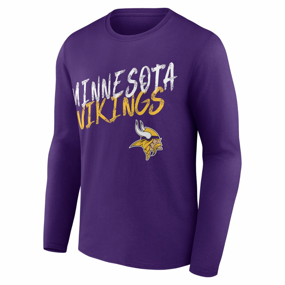 Minnesota Vikings Hustle Long Sleeve T-Shirt - Purple - NFL