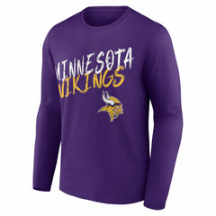 Minnesota Vikings Hustle Long Sleeve T-Shirt - Purple - NFL