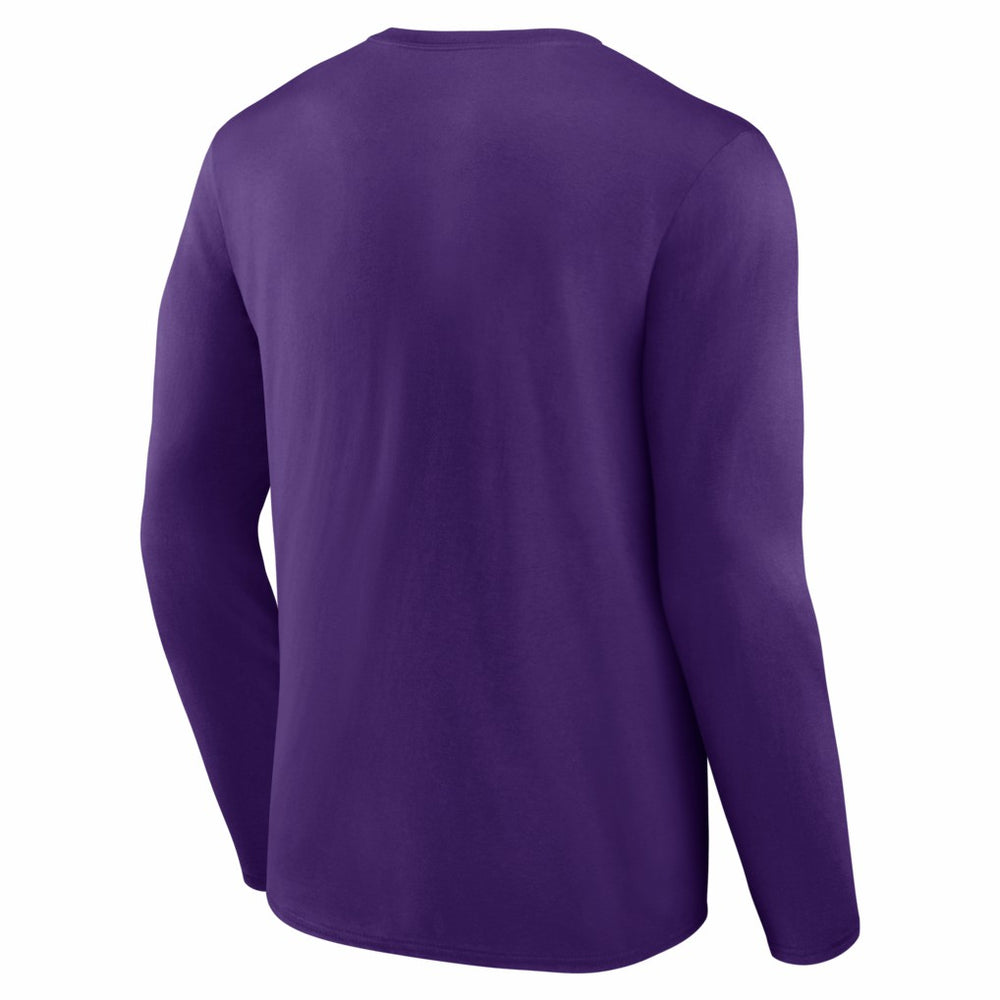 Minnesota Vikings Hustle Long Sleeve T-Shirt - Purple - NFL