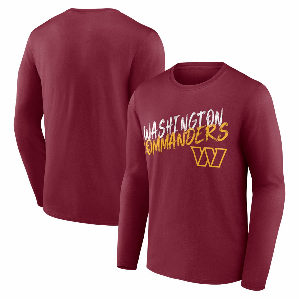 Washington Commanders Hustle Long Sleeve T-Shirt - Burgundy - NFL