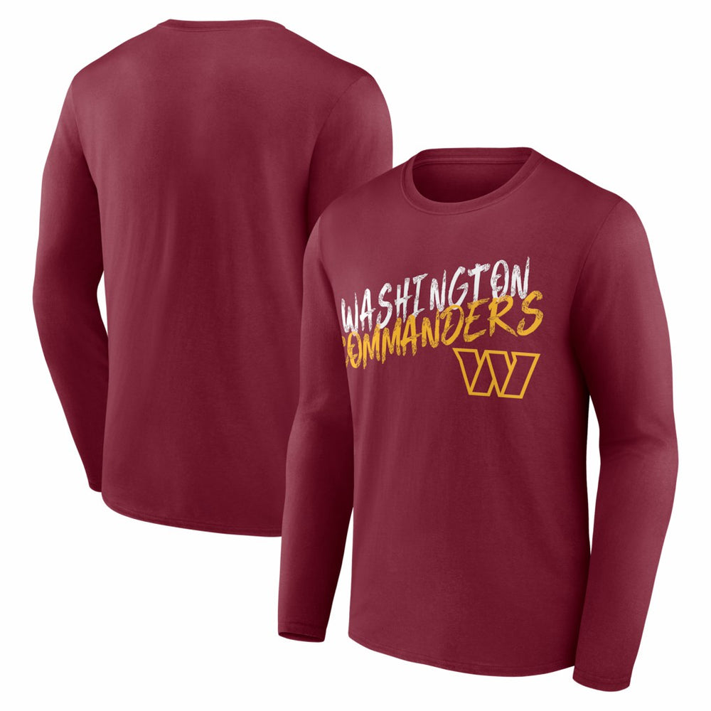 Washington Commanders Hustle Long Sleeve T-Shirt - Burgundy - NFL