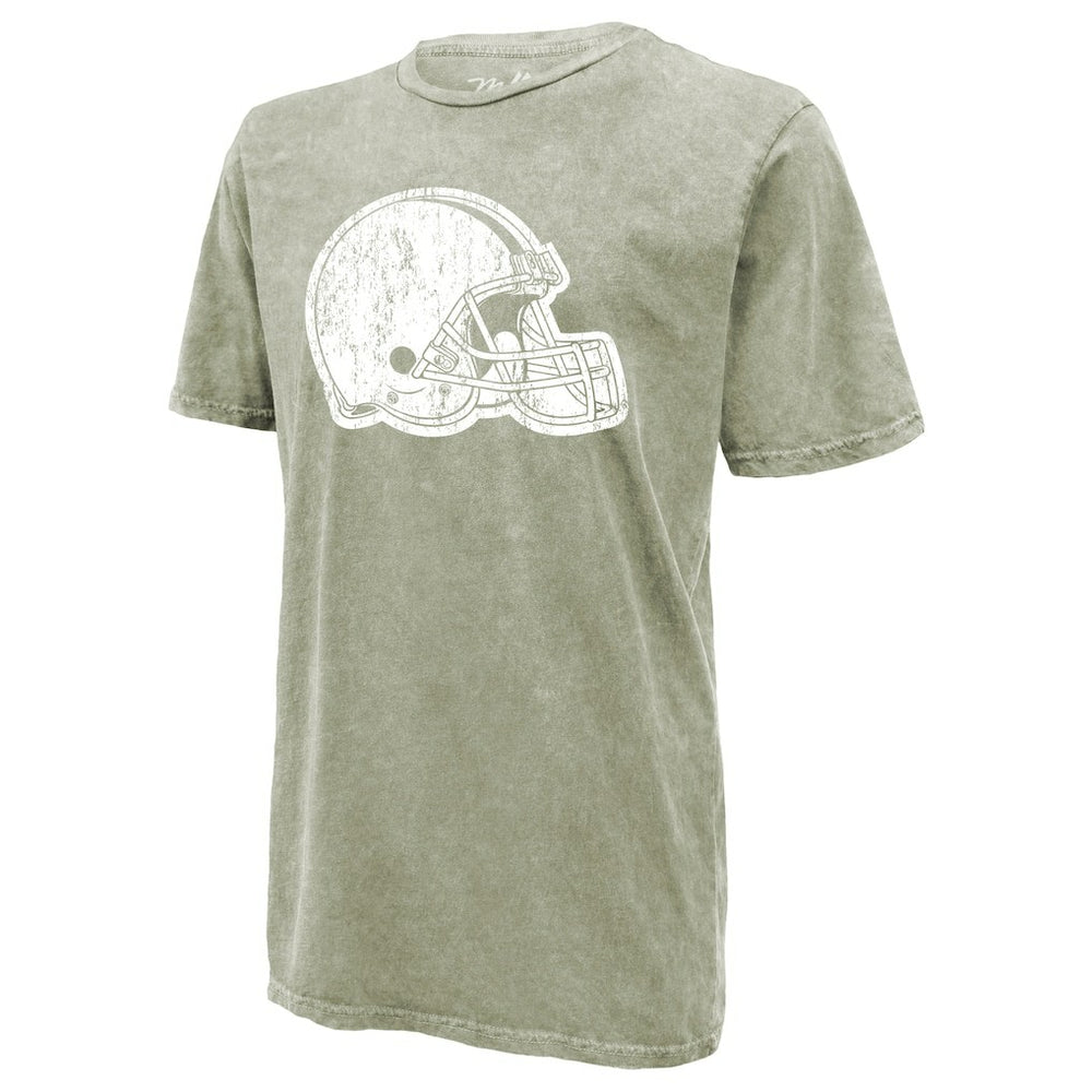 Shedeur Sanders Cleveland Browns Majestic Threads Mineral Wash Name & Number T-Shirt - Moss Green - NFL