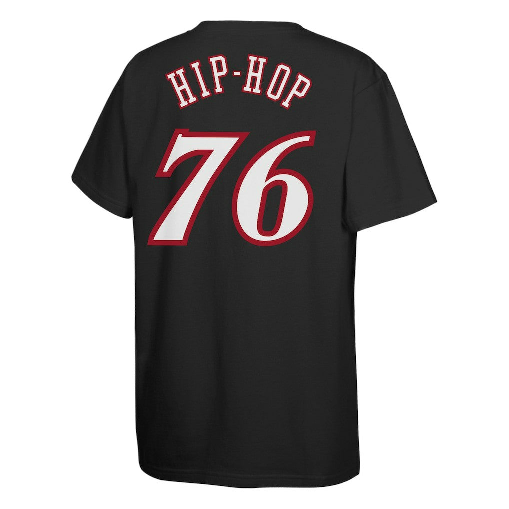 Mitchell & Ness Philadelphia 76ers Youth Hip Hop T-Shirt Black