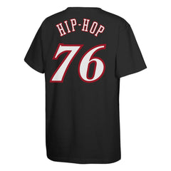 Mitchell & Ness Philadelphia 76ers Youth Hip Hop T-Shirt Black