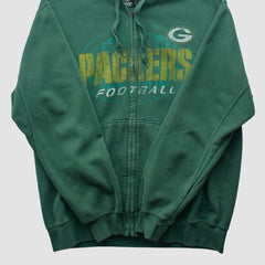 Green Bay Packers Team Edition Apparel 2010s Hooded Full Zip Sweatshirt - Green Vintage - Fanatics