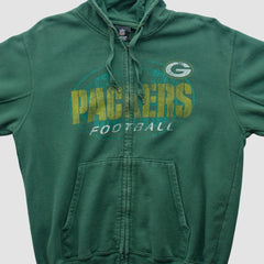 Green Bay Packers Team Edition Apparel 2010s Hooded Full Zip Sweatshirt - Green Vintage - Fanatics