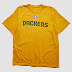 Green Bay Packers Reebok 2000s T-shirt - Yellow Vintage - Fanatics