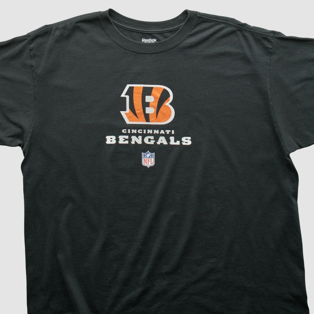 Cincinnati Bengals Reebok 2000s T-shirt - Black Vintage - Fanatics