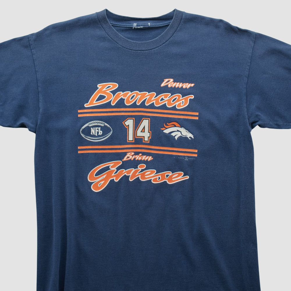 Denver Broncos 2000s T-shirt - Navy Vintage - Fanatics