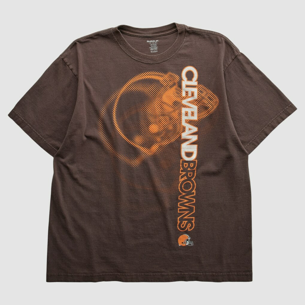 Cleveland Browns Reebok 2010s T-shirt - Brown Vintage - Fanatics