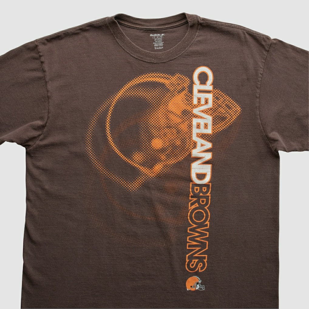 Cleveland Browns Reebok 2010s T-shirt - Brown Vintage - Fanatics