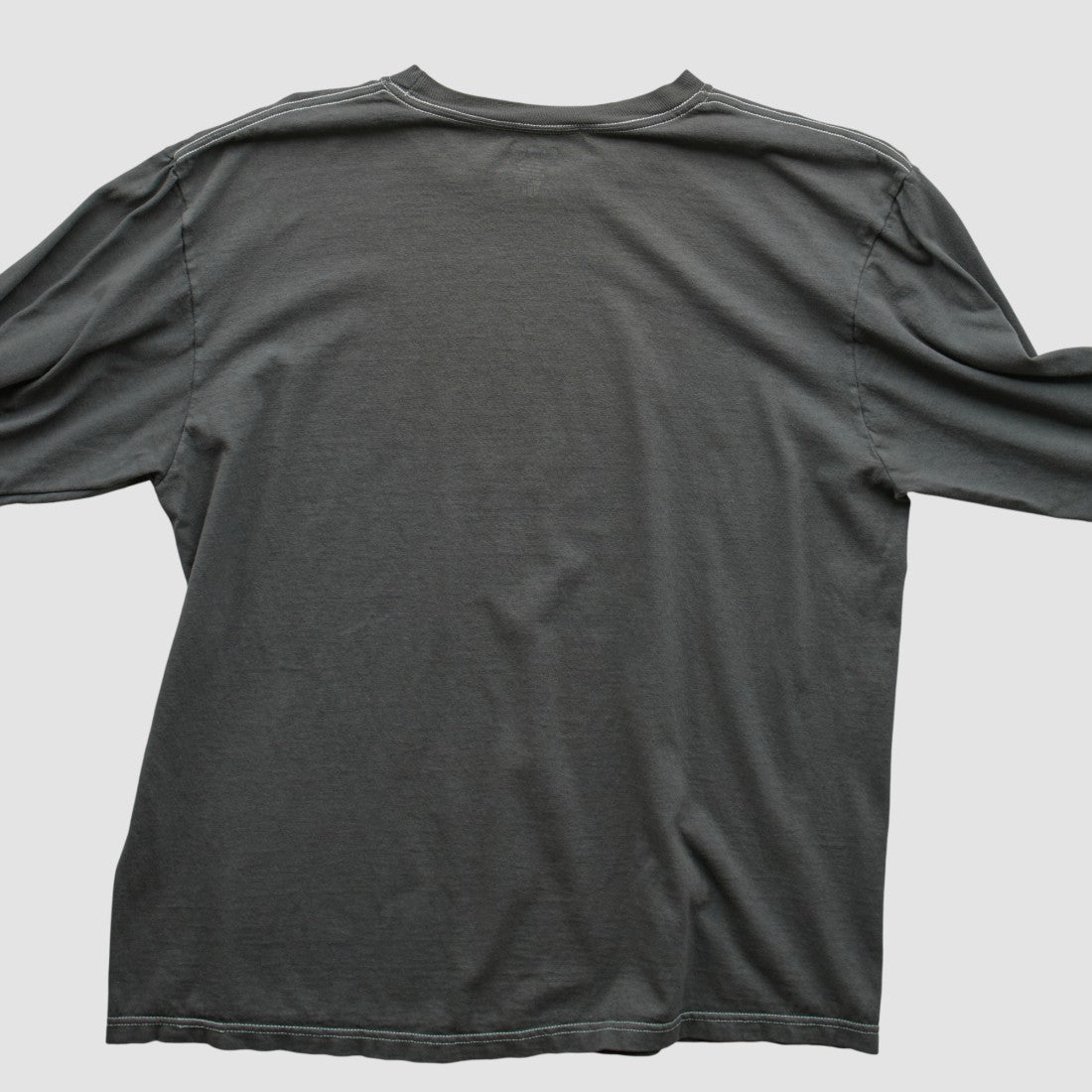 New York Giants Reebok 2008 Long Sleeve T-shirt - Charcoal Vintage - Fanatics