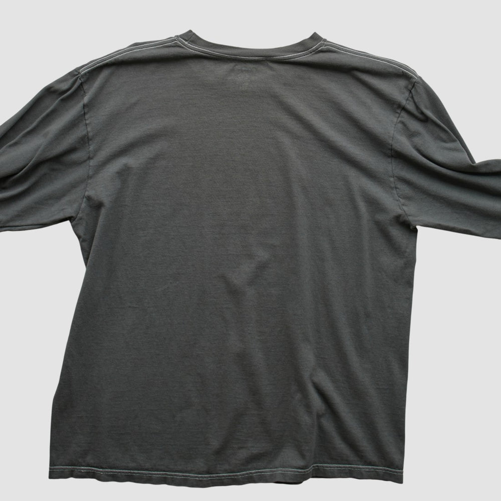 New York Giants Reebok 2008 Long Sleeve T-shirt - Charcoal Vintage - Fanatics