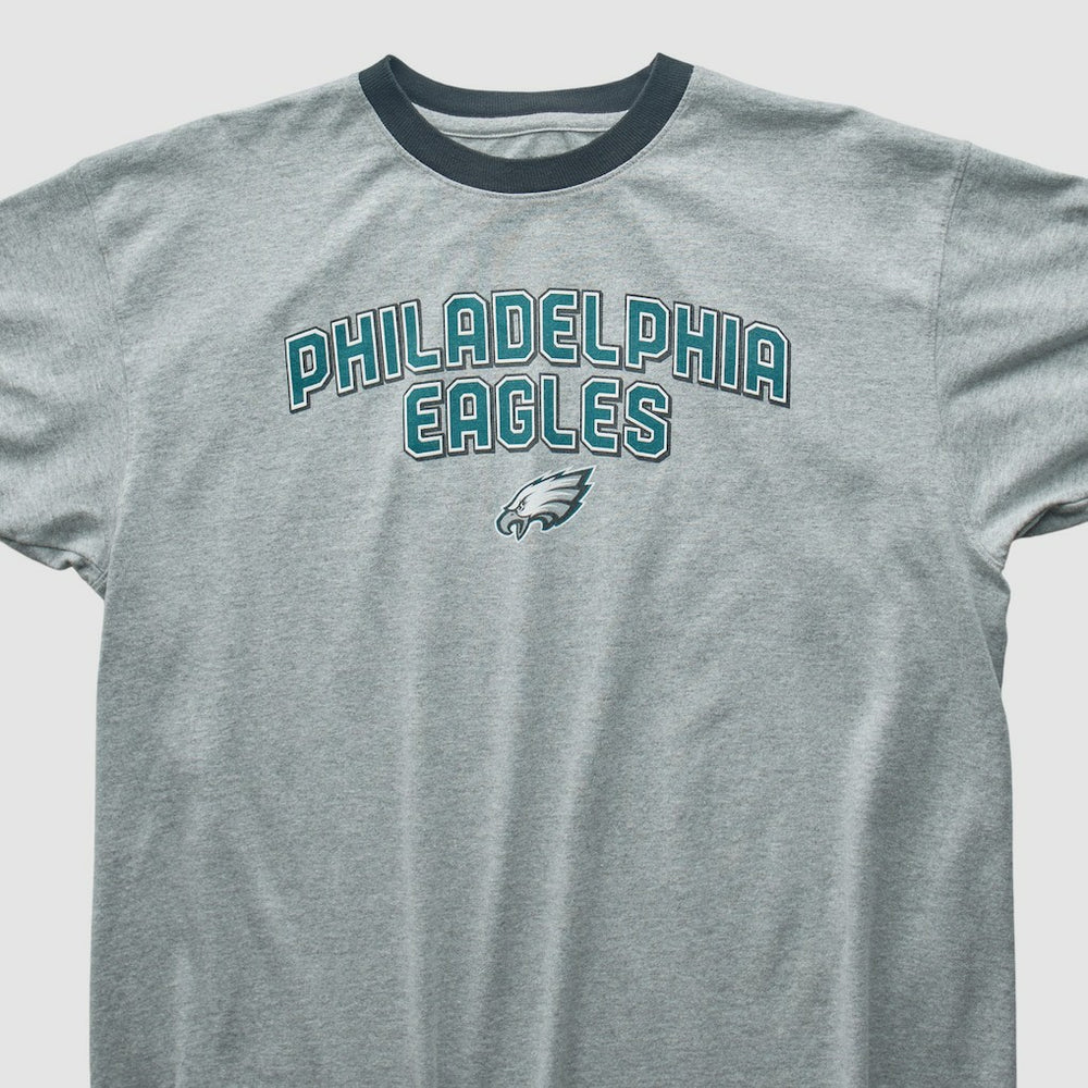 Philadelphia Eagles Reebok 2000s T-shirt - Heather Gray Vintage - Fanatics