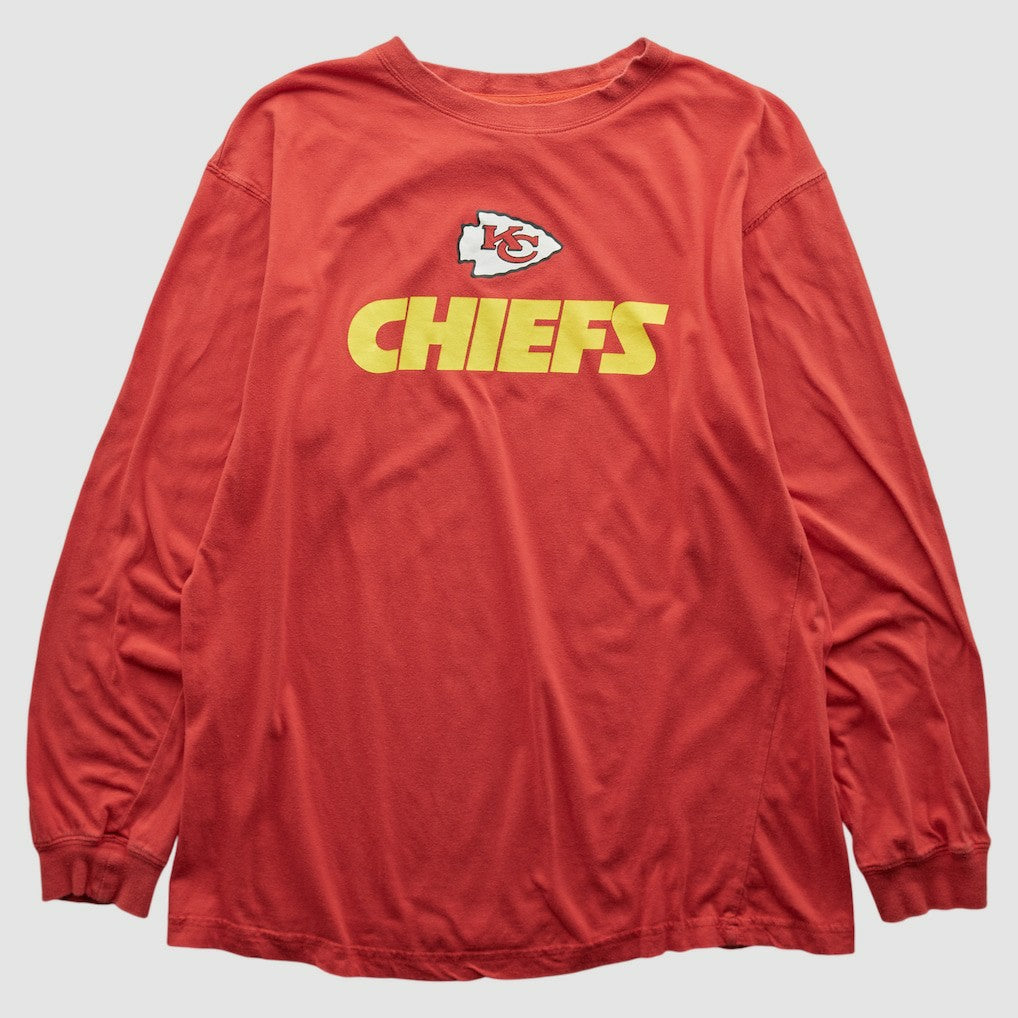 Kansas City Chiefs NFL 2000s Long Sleeve T-shirt - Red Vintage - Fanatics