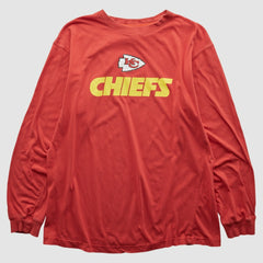 Kansas City Chiefs NFL 2000s Long Sleeve T-shirt - Red Vintage - Fanatics