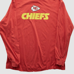 Kansas City Chiefs NFL 2000s Long Sleeve T-shirt - Red Vintage - Fanatics