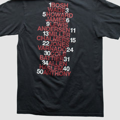 Adidas Miami Heat 2013 T-shirt Black Vintage