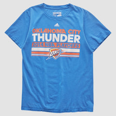 Adidas Oklahoma City Thunder 2014 T-shirt Blue Vintage