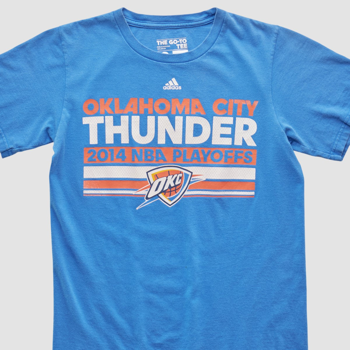 Adidas Oklahoma City Thunder 2014 T-shirt Blue Vintage