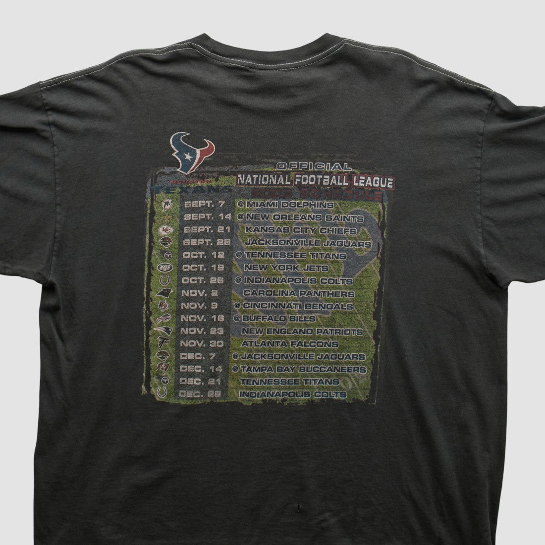 Houston Texans NFL 2000s T-shirt - Charcoal Vintage - Fanatics