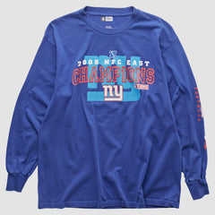 New York Giants NFL 2008 Long Sleeve T-shirt - Blue Vintage - Fanatics