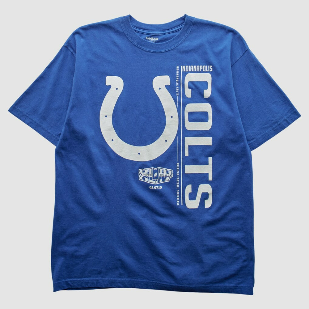 Indianapolis Colts Reebok 2010 T-shirt - Blue Vintage - Fanatics