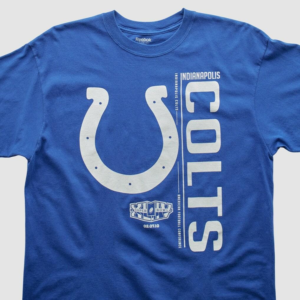 Indianapolis Colts Reebok 2010 T-shirt - Blue Vintage - Fanatics