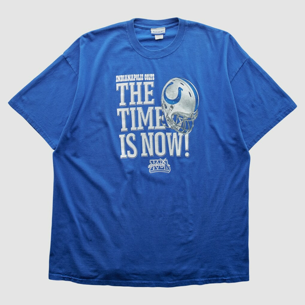 Indianapolis Colts Reebok 2008 T-shirt - Blue Vintage - Fanatics