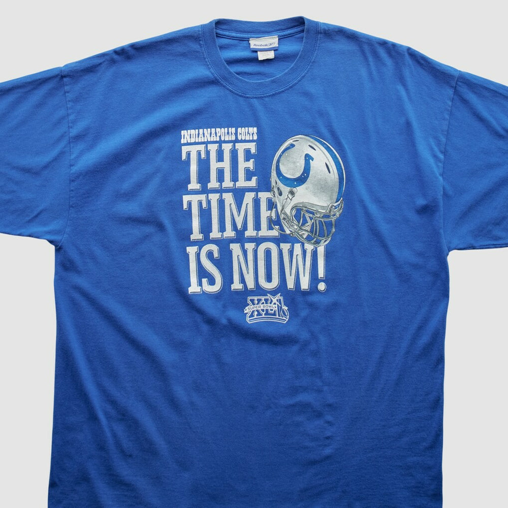 Indianapolis Colts Reebok 2008 T-shirt - Blue Vintage - Fanatics