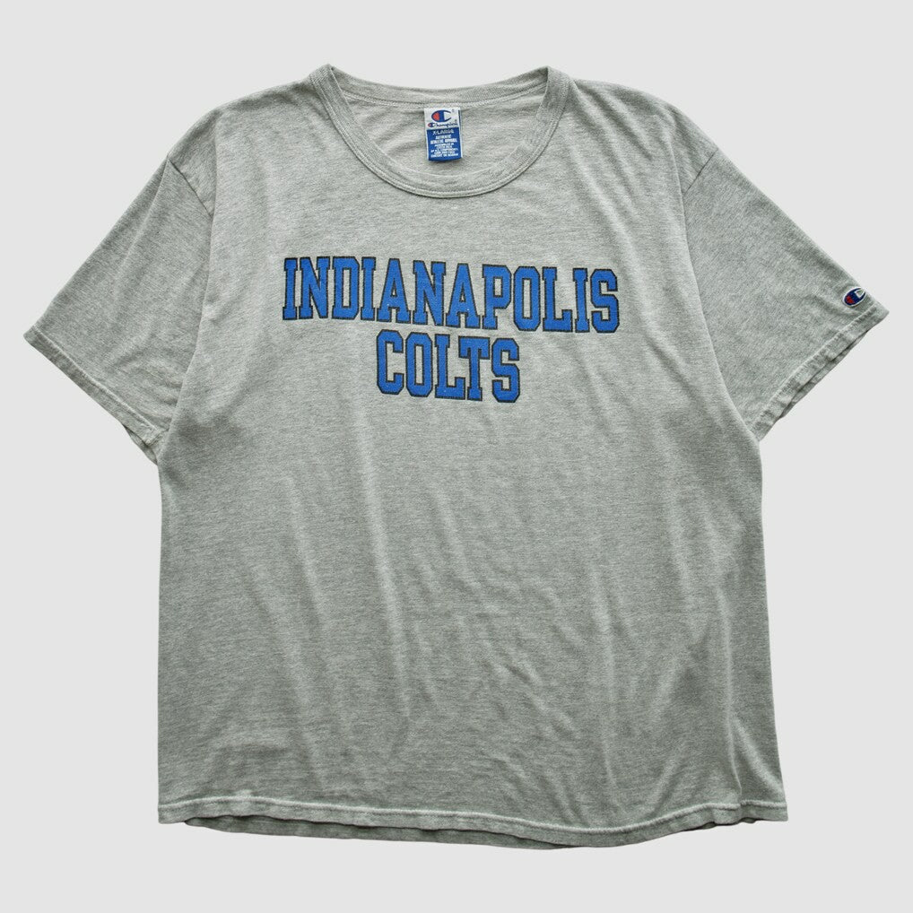 Indianapolis Colts Champion 2000s T-shirt - Heather Gray Vintage - Fanatics