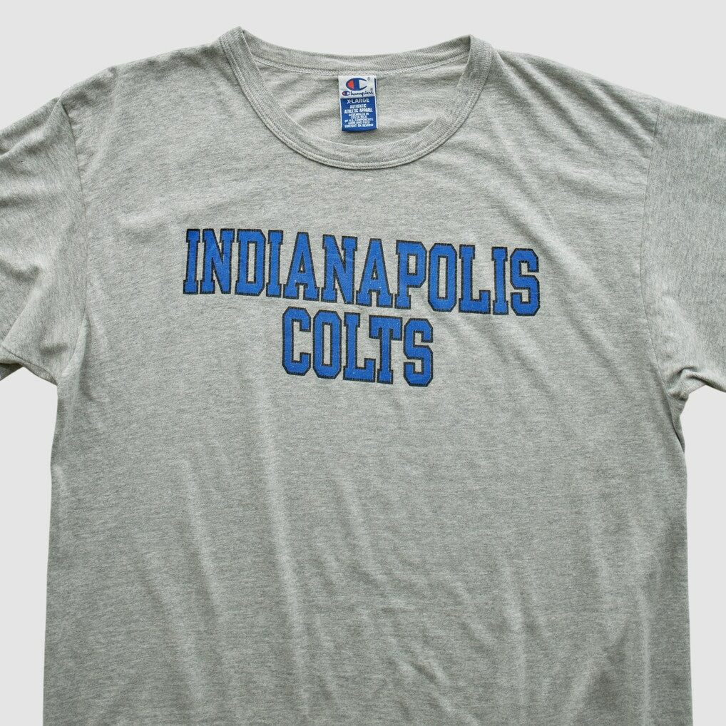 Indianapolis Colts Champion 2000s T-shirt - Heather Gray Vintage - Fanatics
