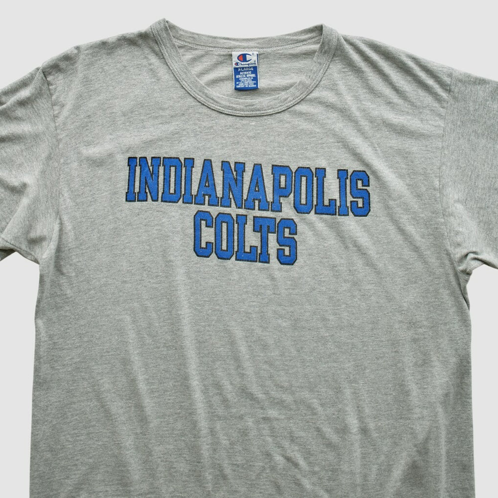 Indianapolis Colts Champion 2000s T-shirt - Heather Gray Vintage - Fanatics