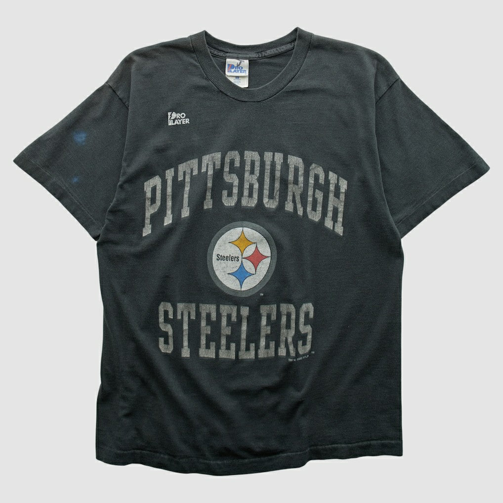 Pittsburgh Steelers Pro Player 1996 T-shirt - Black Vintage - Fanatics