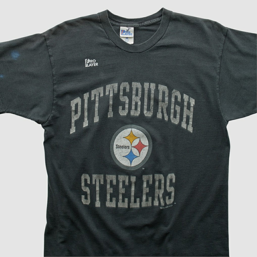 Pittsburgh Steelers Pro Player 1996 T-shirt - Black Vintage - Fanatics