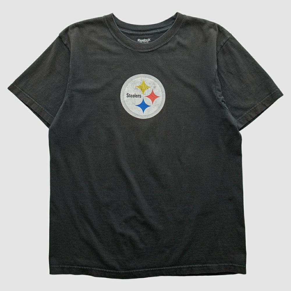 Pittsburgh Steelers Reebok 2000s T-shirt - Black Vintage - Fanatics