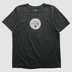 Pittsburgh Steelers Reebok 2000s T-shirt - Black Vintage - Fanatics