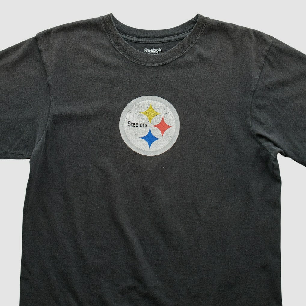 Pittsburgh Steelers Reebok 2000s T-shirt - Black Vintage - Fanatics