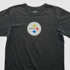 Pittsburgh Steelers Reebok 2000s T-shirt - Black Vintage - Fanatics