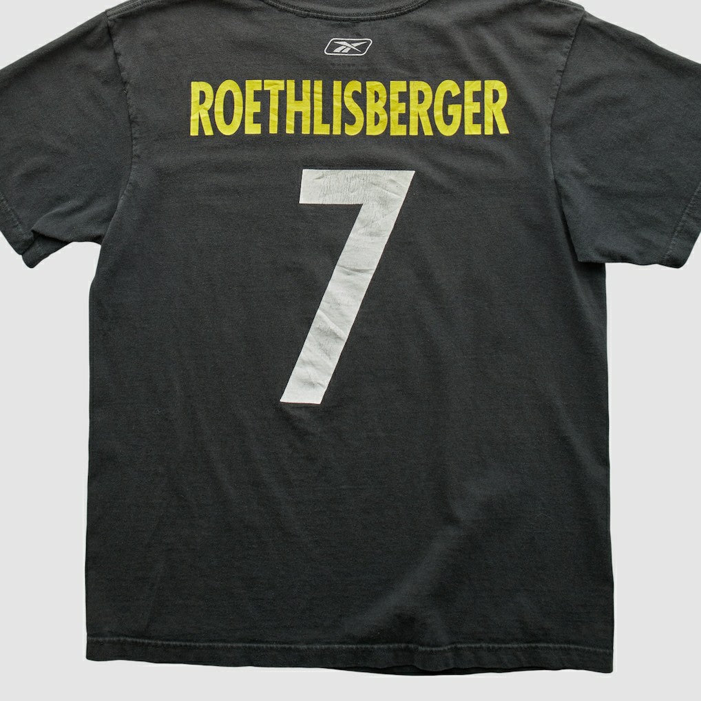 Pittsburgh Steelers Reebok 2000s T-shirt - Black Vintage - Fanatics