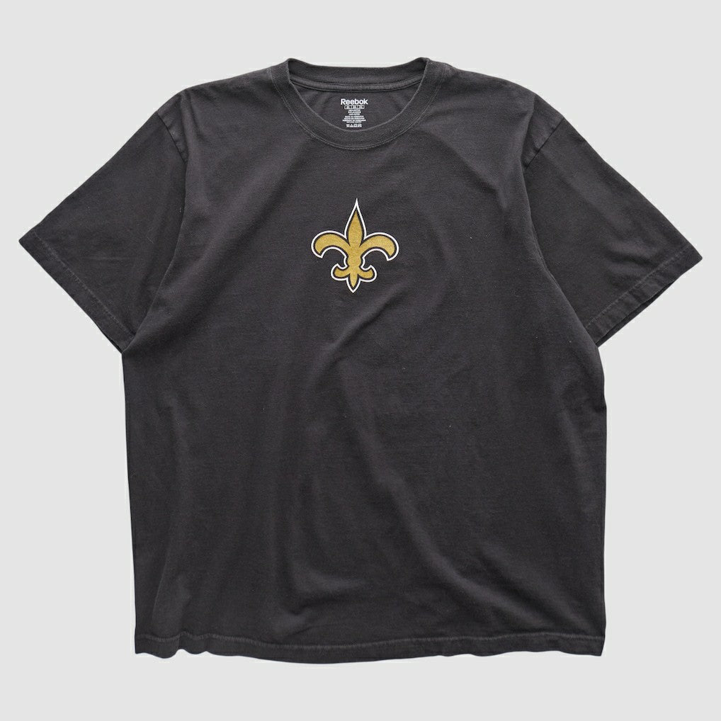 New Orleans Saints Reebok 2000s T-shirt - Black Vintage - Fanatics
