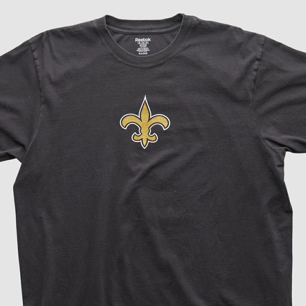 New Orleans Saints Reebok 2000s T-shirt - Black Vintage - Fanatics