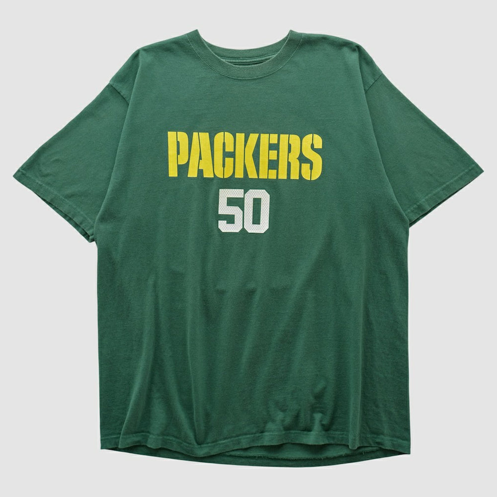 Green Bay Packers Reebok 2000s T-shirt - Green Vintage - Fanatics