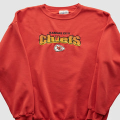 Kansas City Chiefs Logo Athletic 90s Sweatshirt - Red Vintage - Fanatics