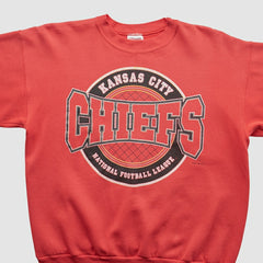 Kansas City Chiefs Hanes 90s Pullover Sweatshirt - Red Vintage - Fanatics